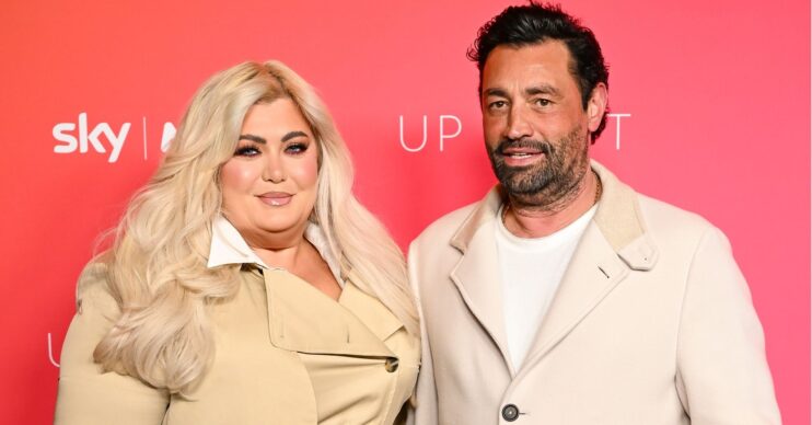 Gemma Collins and Rami Hawash on the red carpet