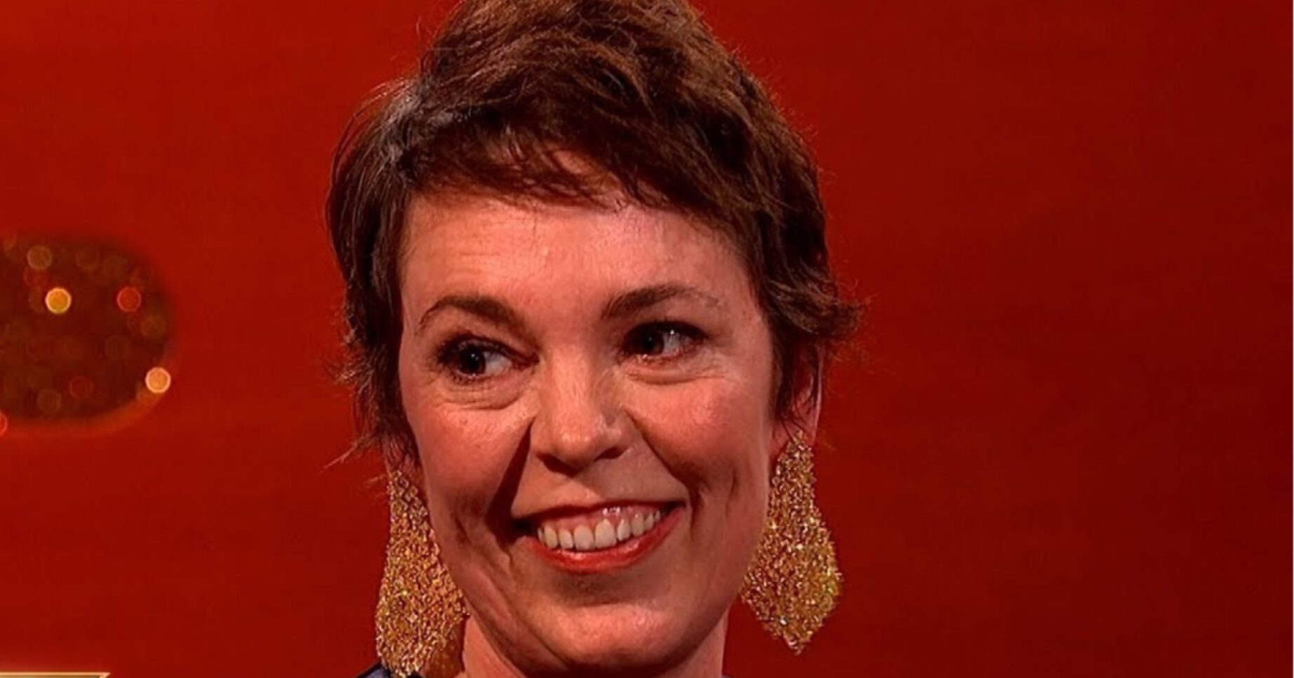 Olivia Colman smiling