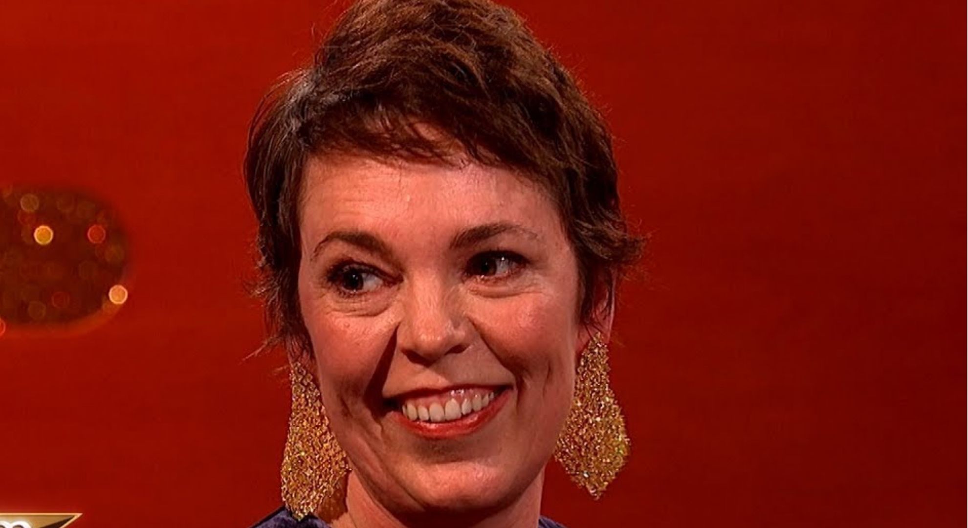 Olivia Colman smiling