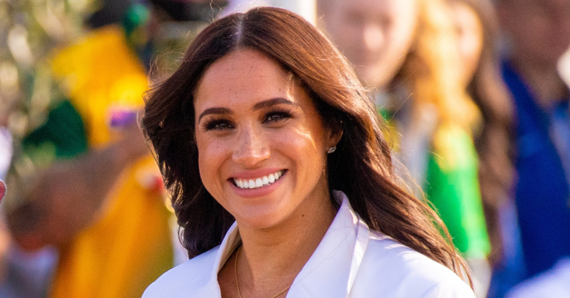 Meghan Markle smiling at the Invictus Games