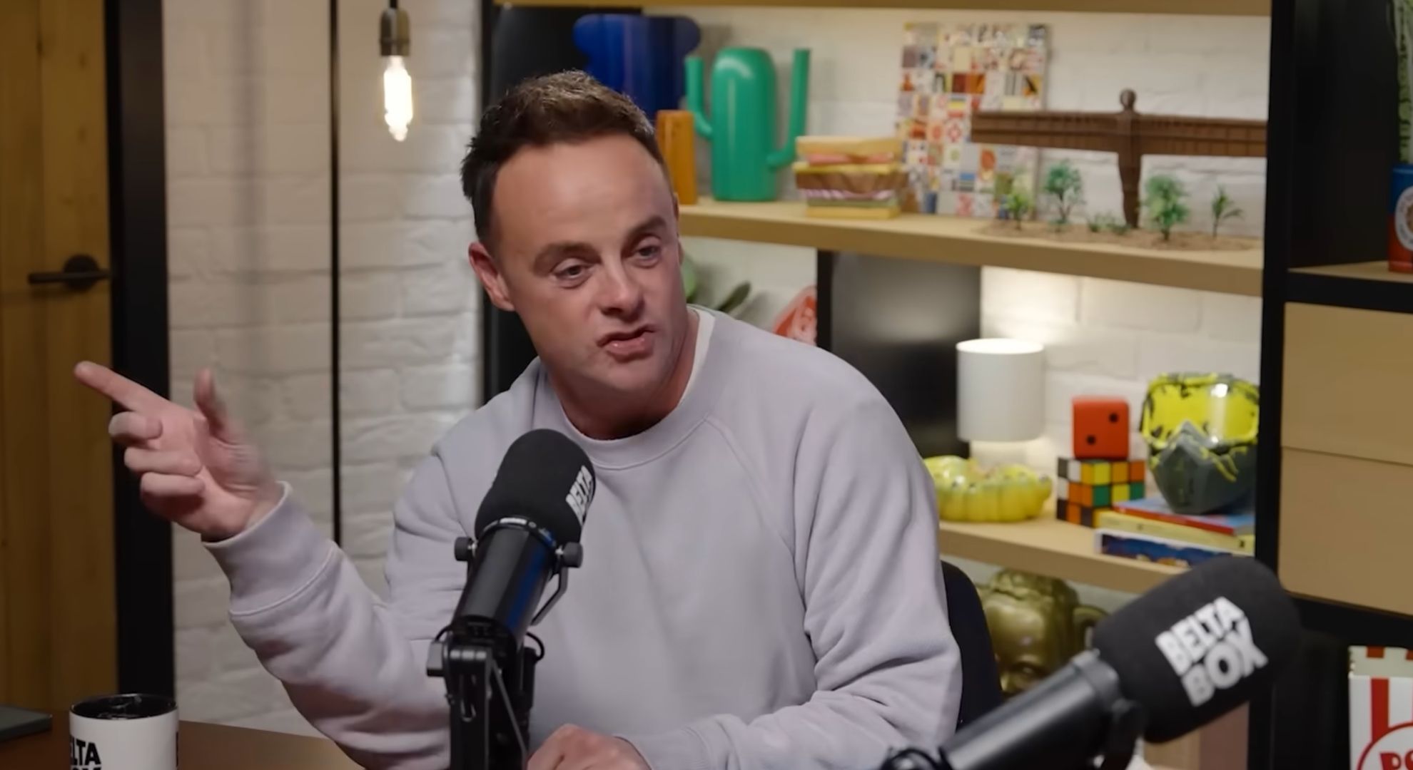 Ant McPartlin on his podcast 