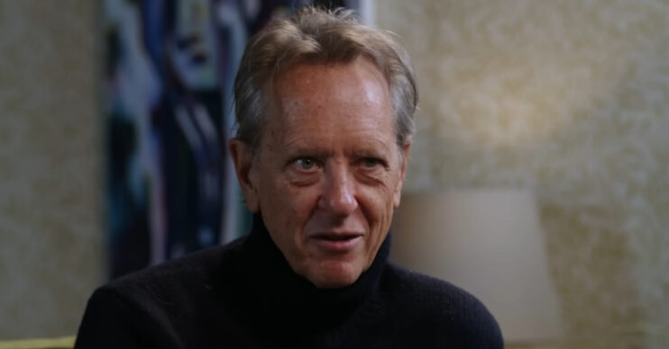 Richard E Grant speaking on podcast