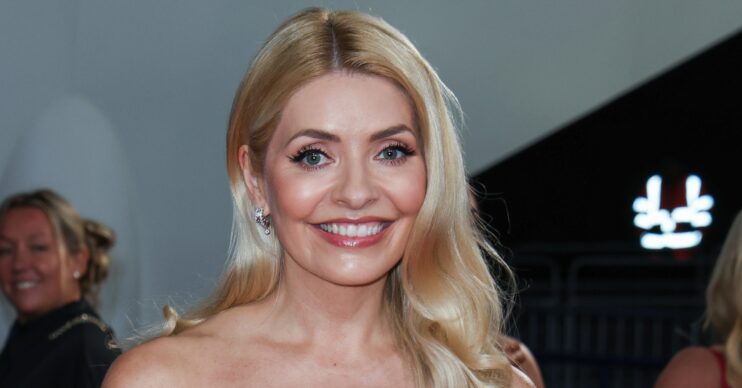 Holly Willoughby smiling at NTAs