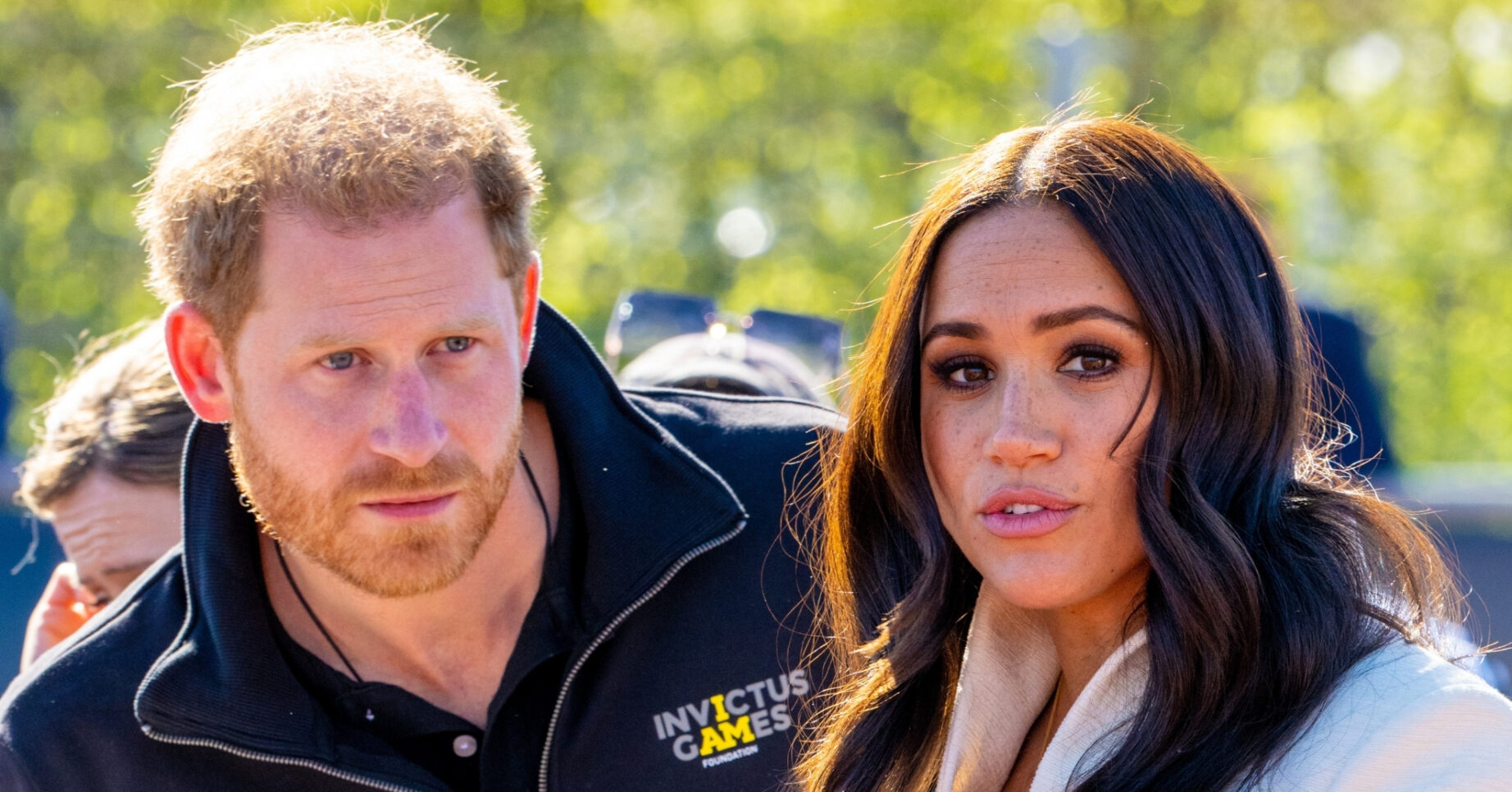 Prince Harry and Meghan Markle look concerned at Invictus Games