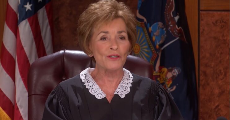 Judge Judy on her show