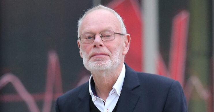 Bob Harris outside BBC Breakfast studios