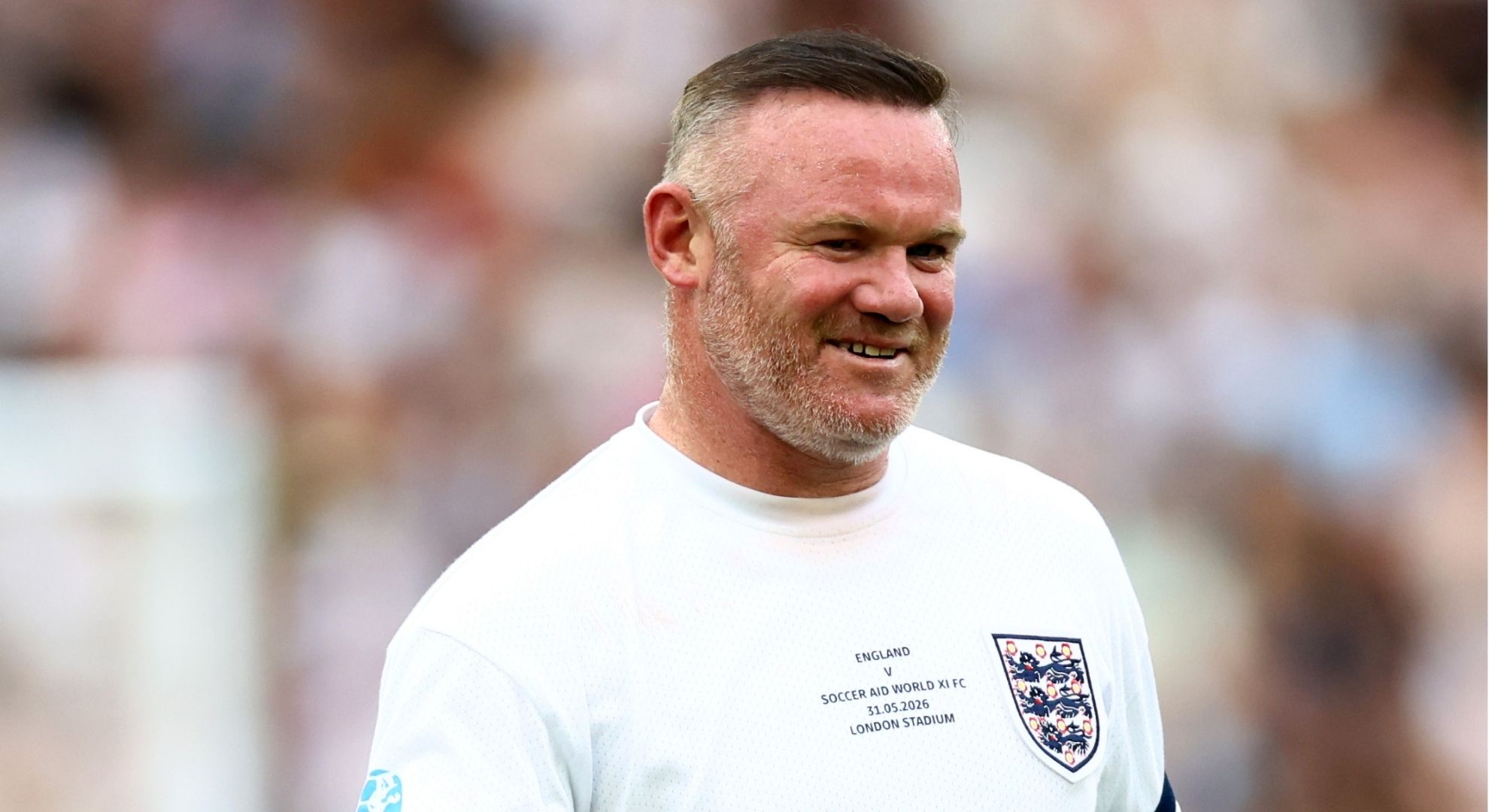 Wayne Rooney playing for England