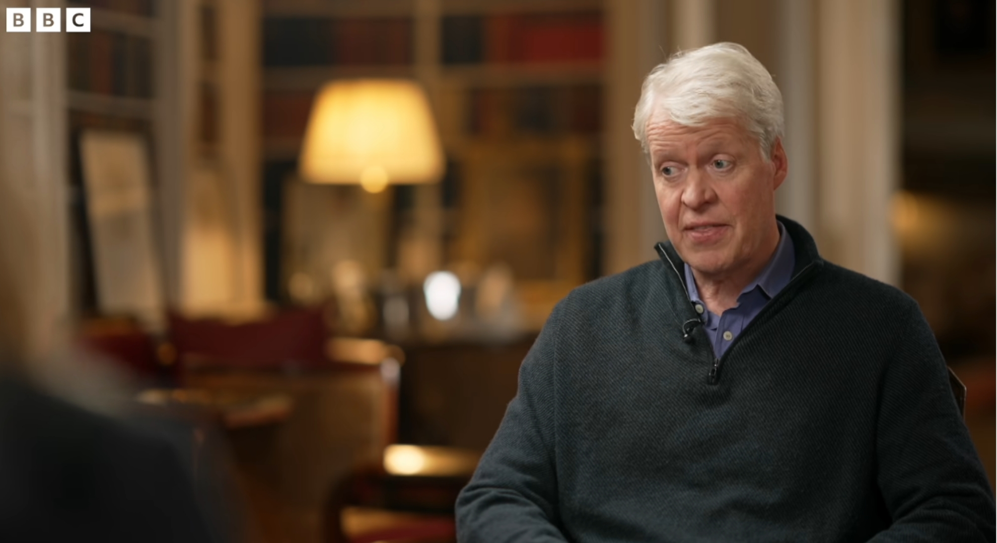 Earl Spencer speaking in BBC interview