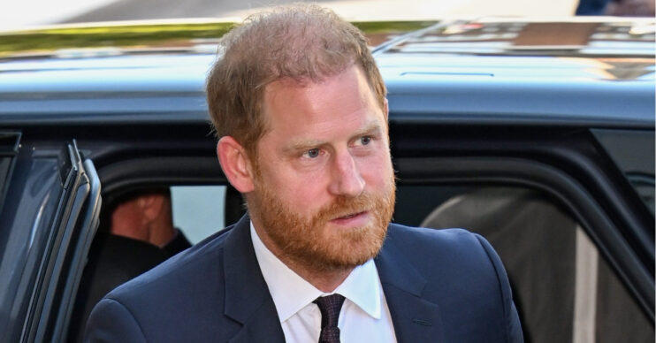 Prince Harry in suit at WellChild Awards