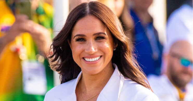 Meghan Markle smiling at Invictus Games
