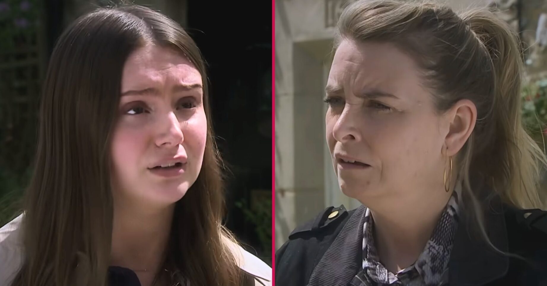 Sarah and Charity in Emmerdale (Credit: ITV)