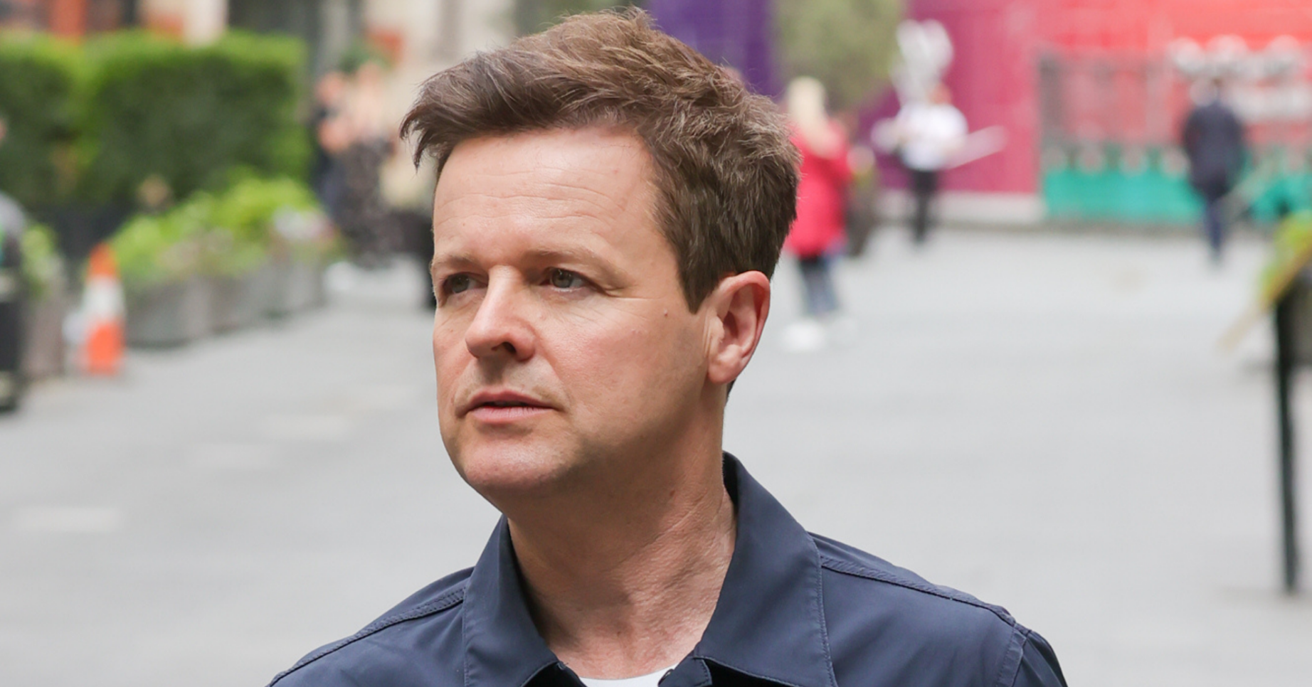 Dec Donnelly looks downcast