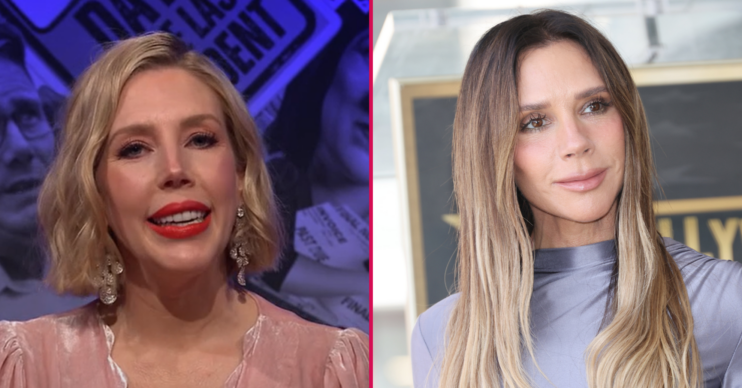 Katherine Ryan and Victoria Beckham