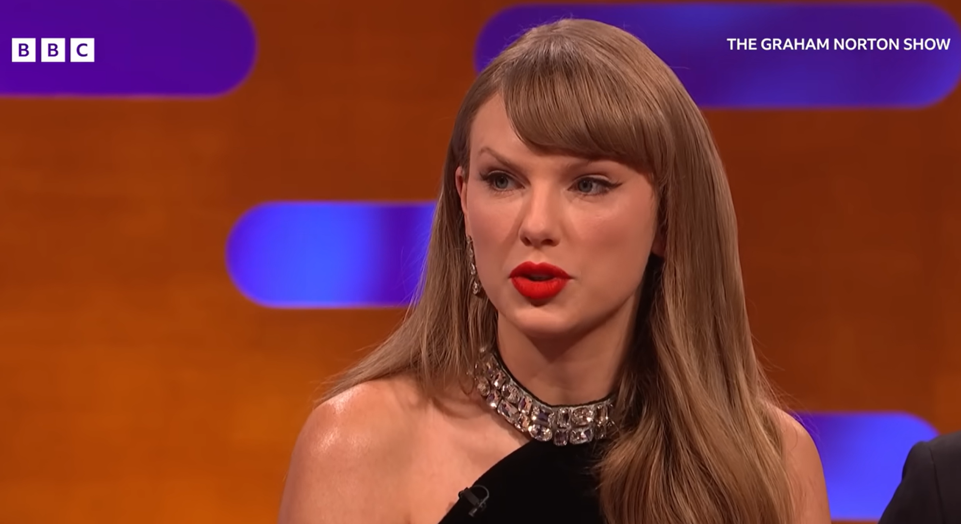 Taylor Swift appears on Graham Norton
