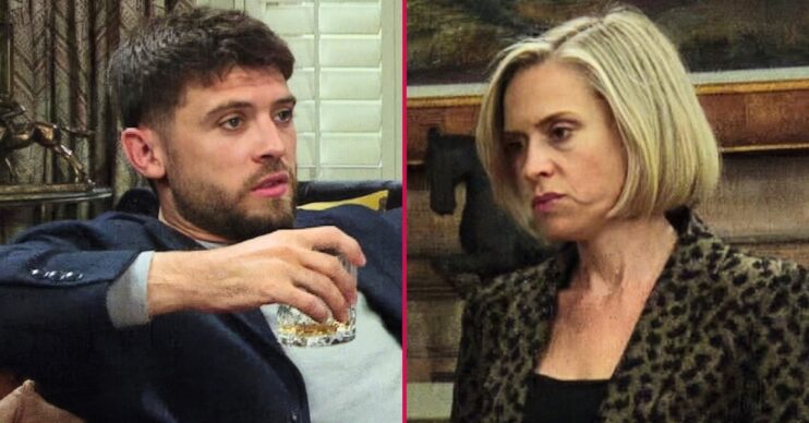 Joe Tate and Ruby Miligan in Emmerdale (Credit: ITV)