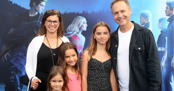 Chad Lowe and his family at a red carpet event in 2022