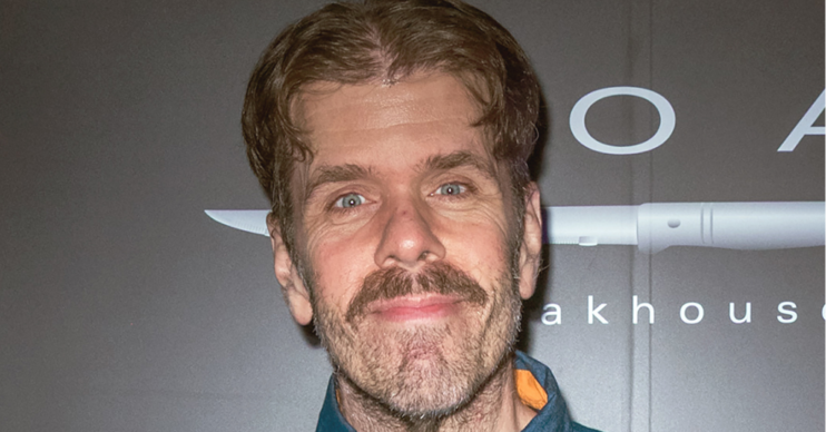 Perez Hilton wears a shirt to fancy event