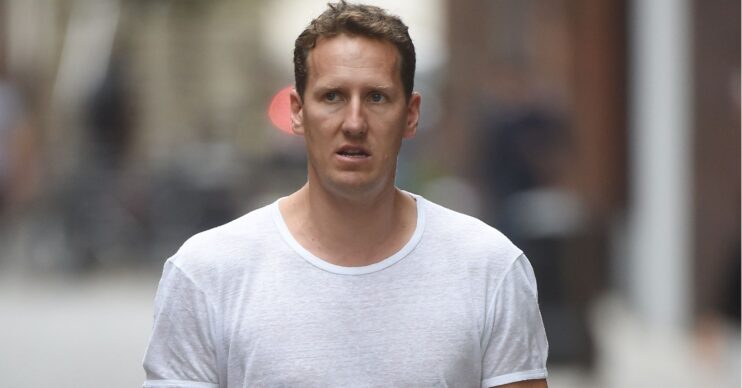Brendan Cole walking