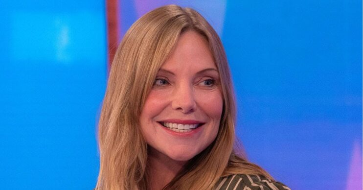 Samantha Womack smiling