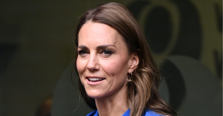 Princess Kate speaking during royal engagement