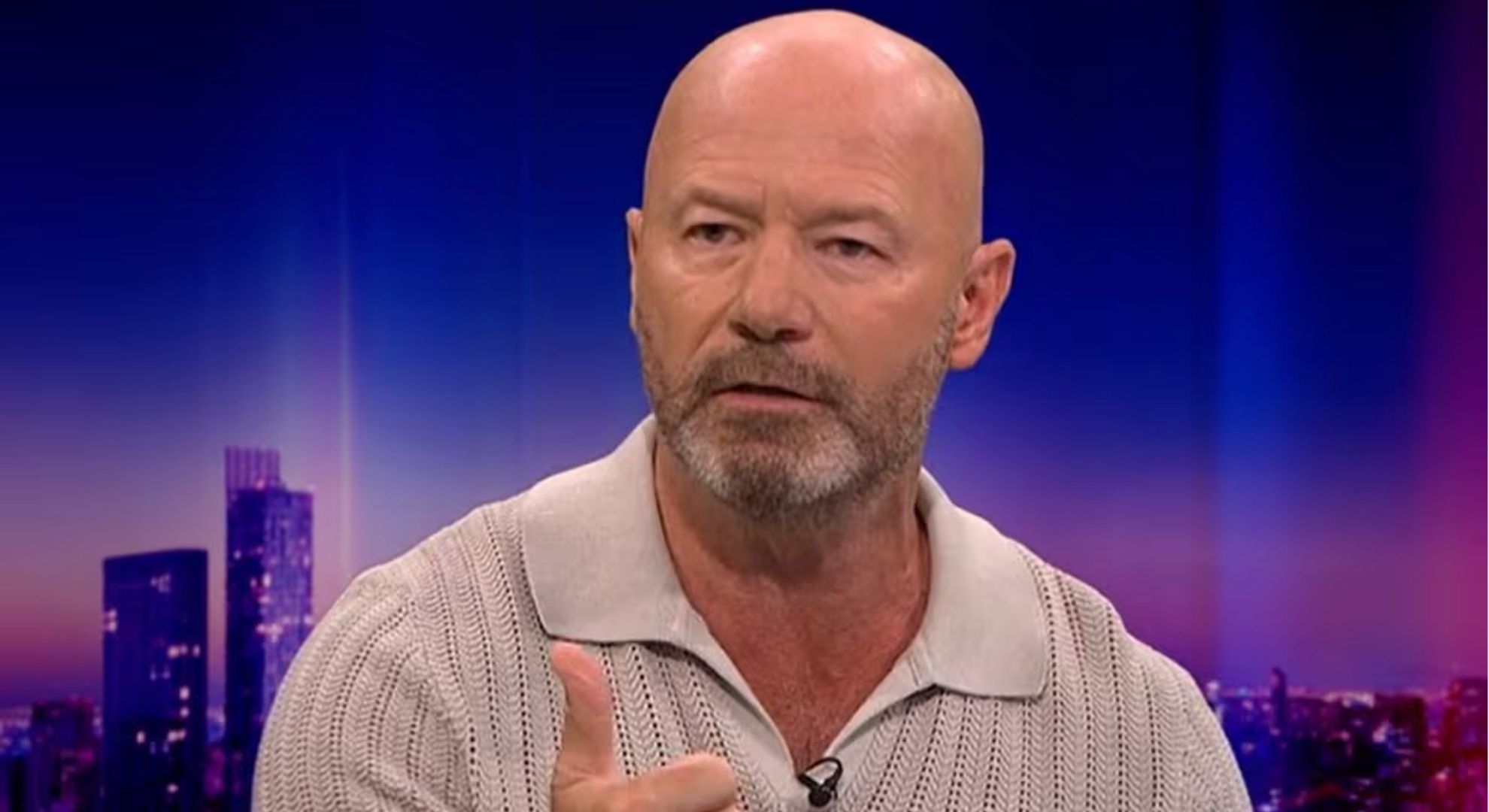 Alan Shearer looking in front