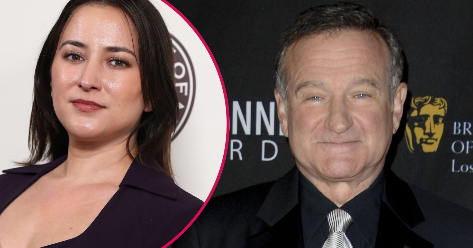 ED composite of Robin Williams and his daughter Zelda at events