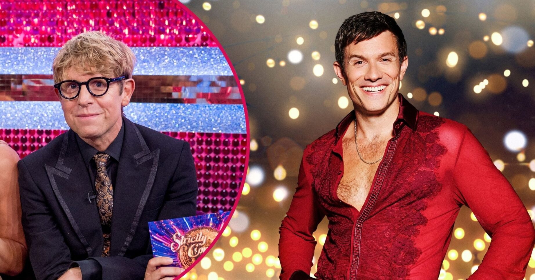 Josh Widdicombe on Strictly / Will Best in a Strictly promo shot