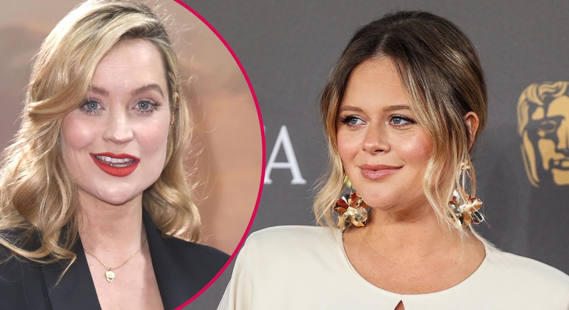 Unseen photos of Emily Atack’s stunning wedding shared by Laura Whitmore as she’s seen crying at ceremony