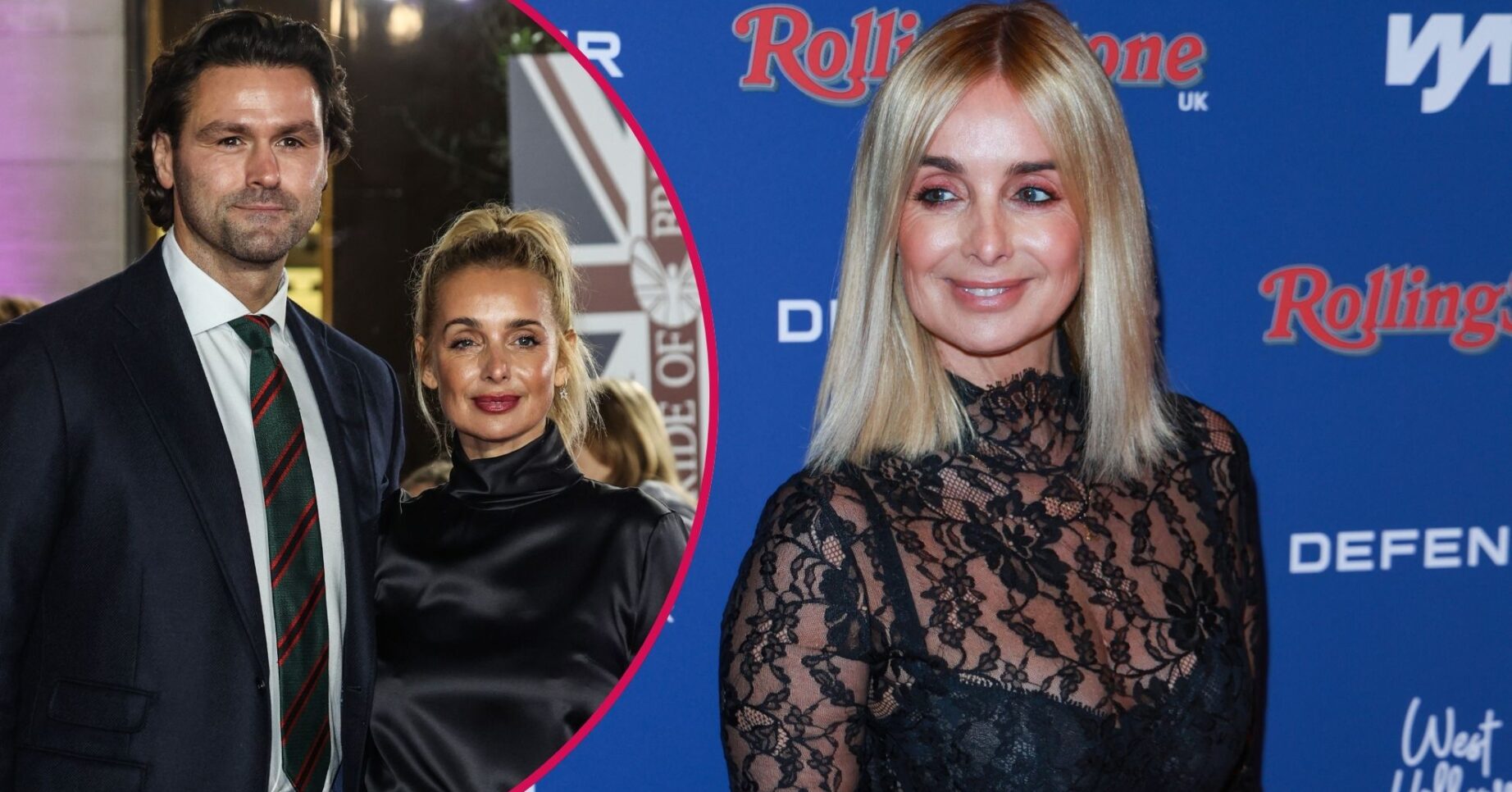 Drew Michael and Louise Redknapp on the red carpet / Louise Redknapp on the red carpet