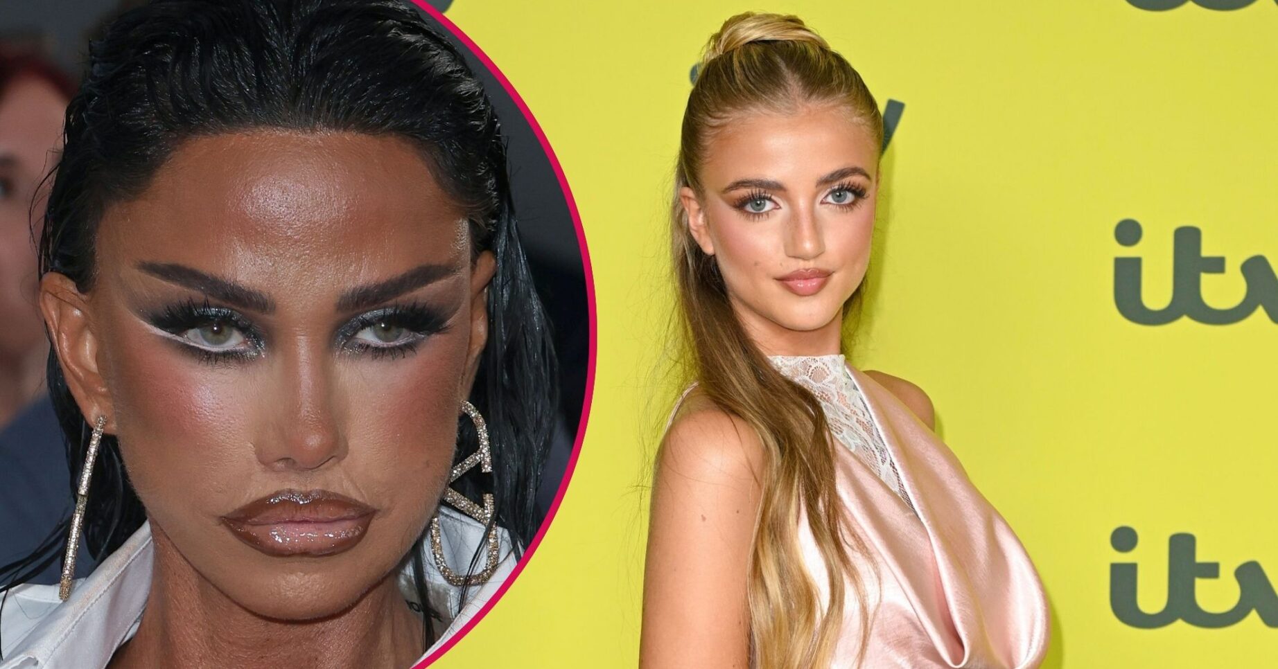 Katie Price on the NTAs red carpet/Princess Andre on the red carpet