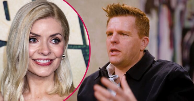 Holly Willoughby smiling / Jake Humphrey talking