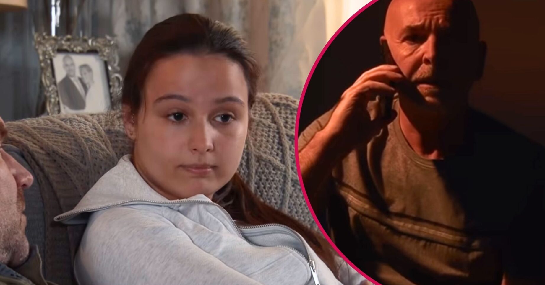 ED comp: Lucy / on the phone to Richie in Coronation Street