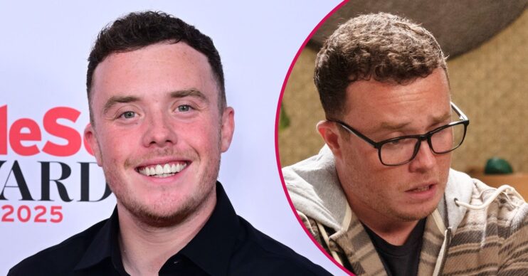 Vinny and Bradley Johnson split pic (Credit: ITV/Anthony Harvey/Shutterstock)