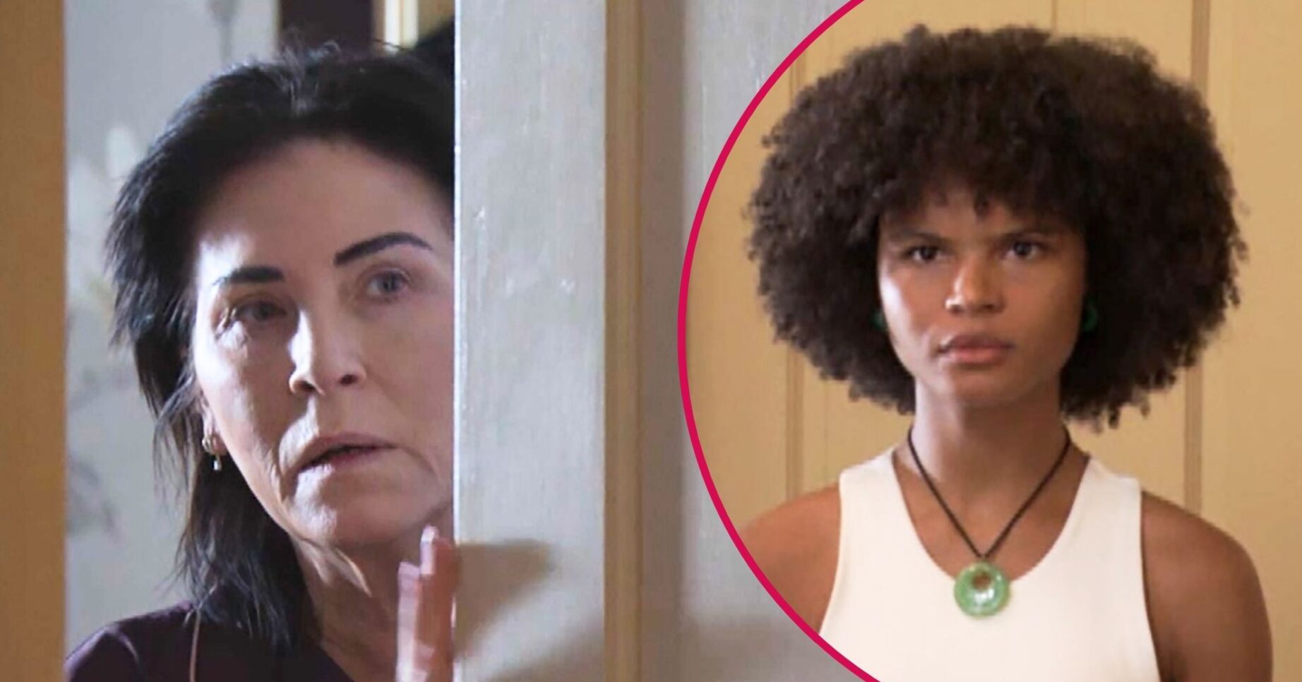 Kat and Jasmine devastated in EastEnders (Credit: BBC)