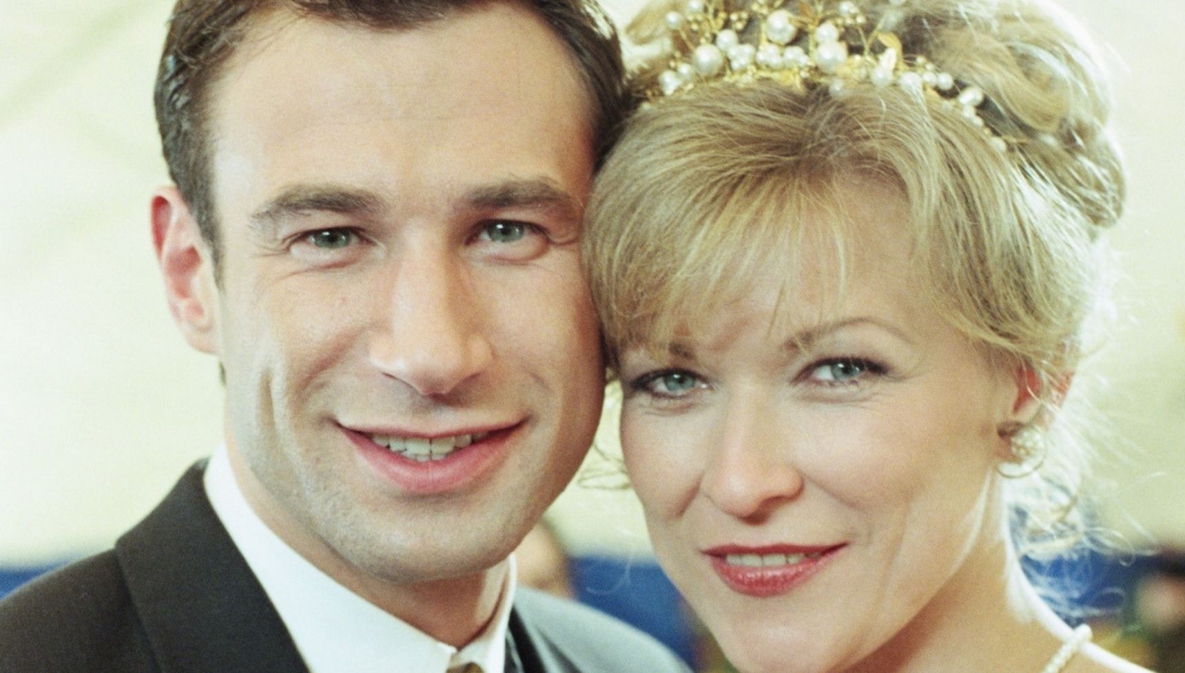 Steve and Kim were married briefly in Emmerdale (Credit: ITV/Shutterstock)