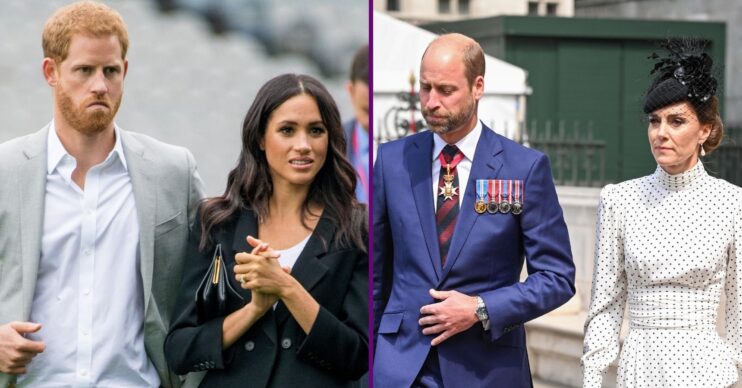 Harry and Meghan / William and Kate