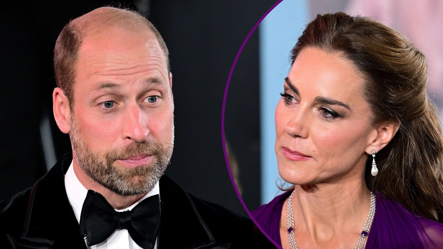 RI composite of Prince William and Princess Kate at Digger premiere
