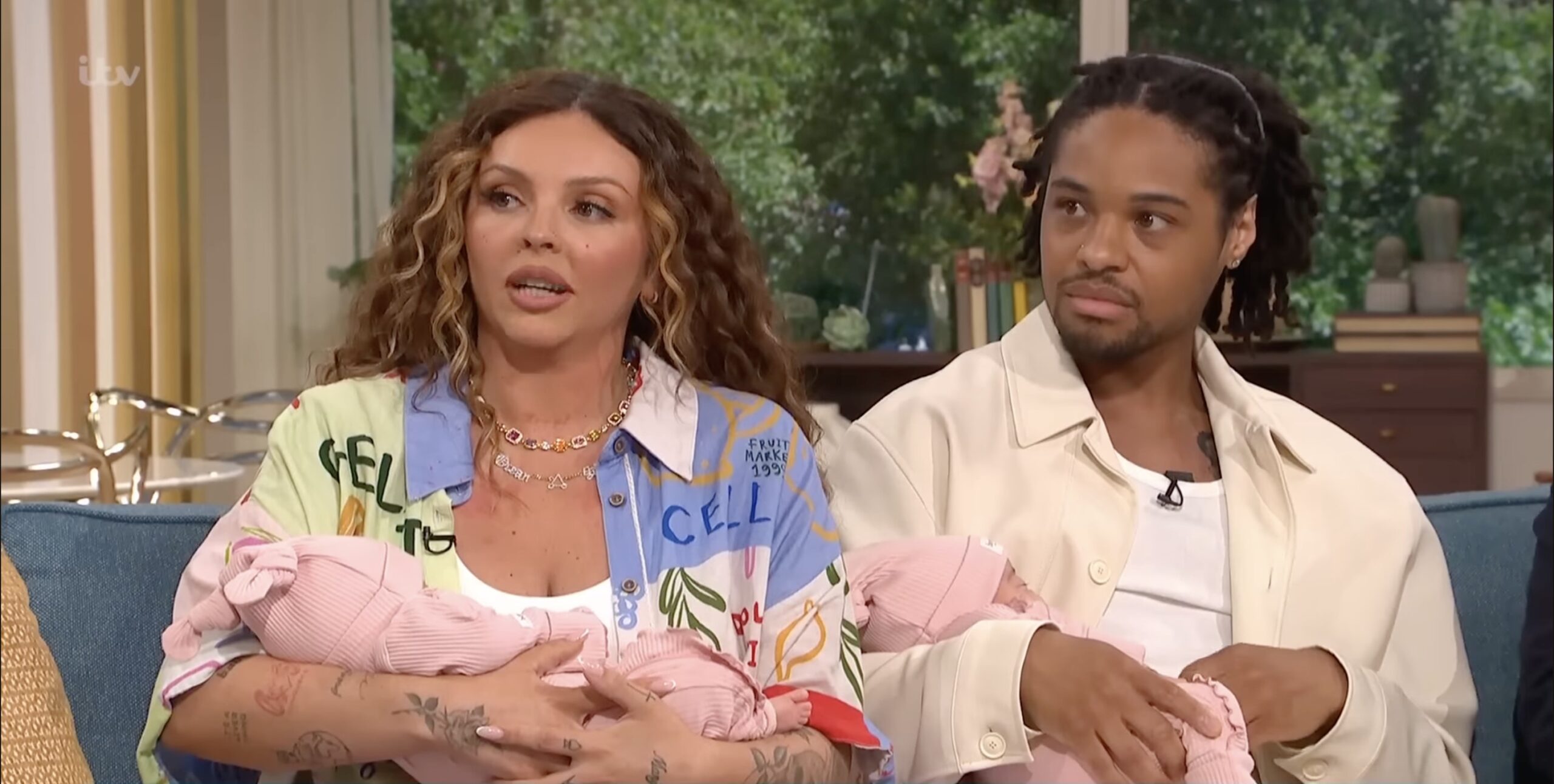 Jesy Nelson and Zion Foster on This Morning