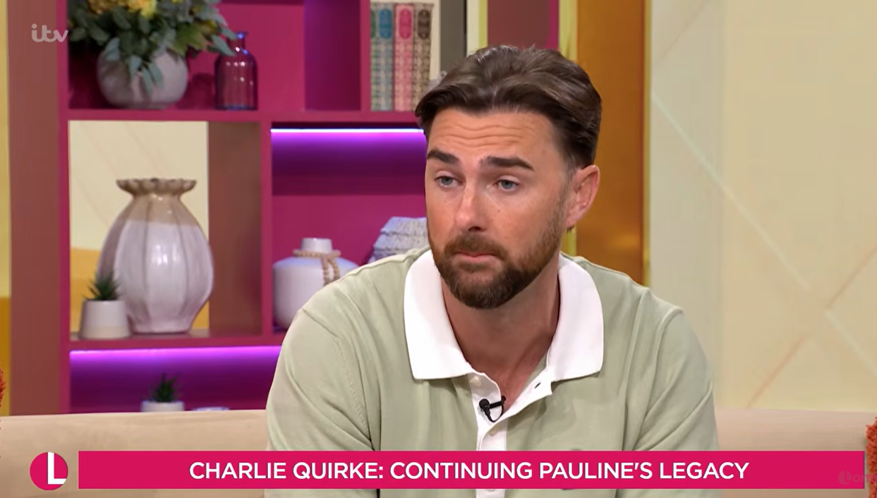 Pauline Quirke's son Charlie appears on Lorraine