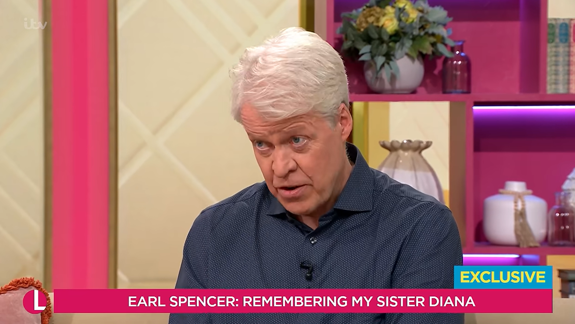Earl Charles Spencer appears on Lorraine to talk about memoir