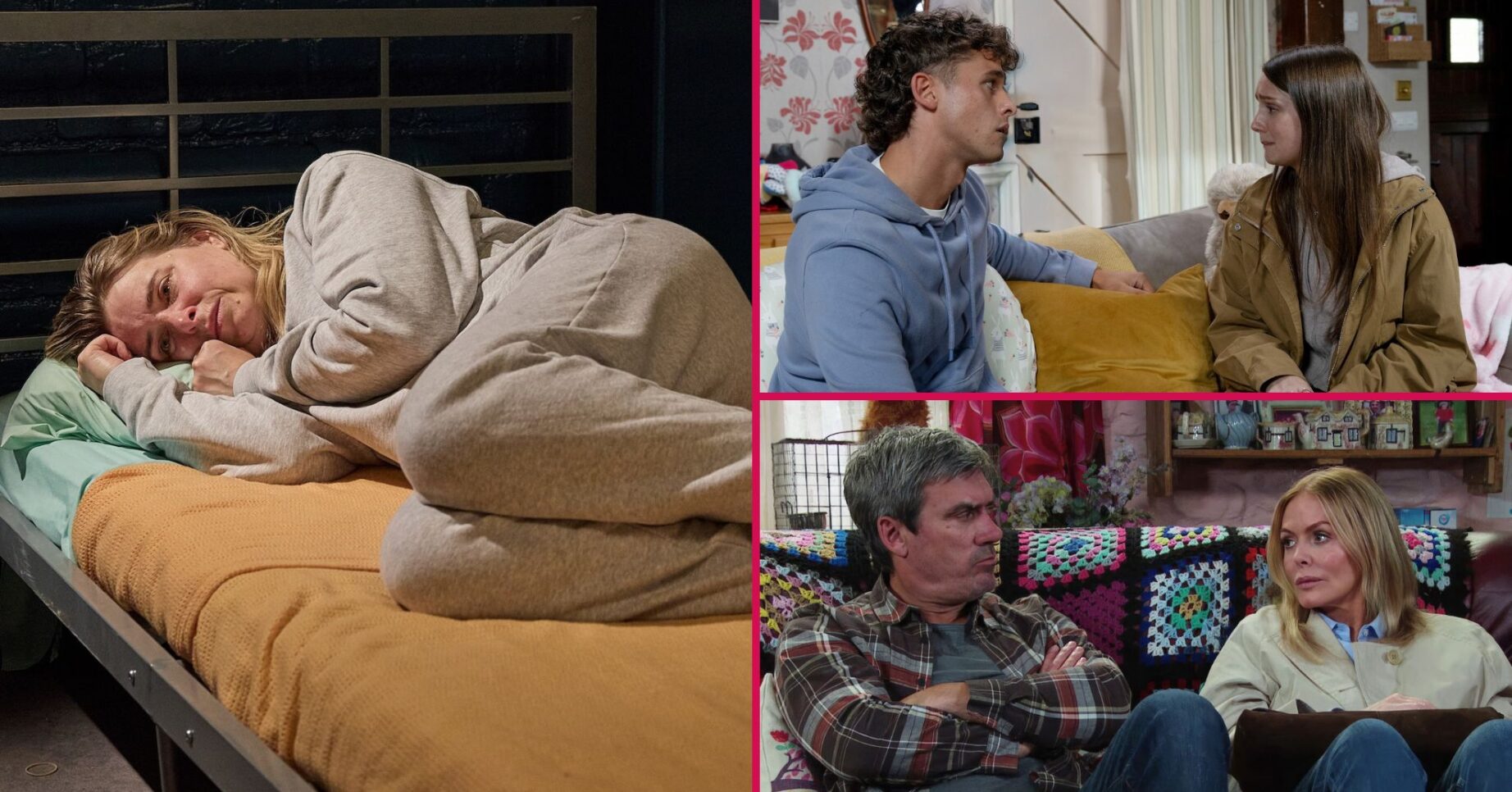 Charity, Jacob, Sarah, Cain and Sadie in Emmerdale spoilers (Credit: ITV)