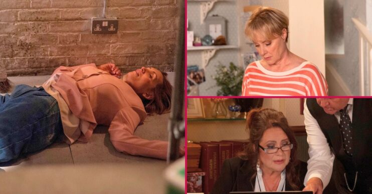 Eva, Sally and Christina in Coronation Street spoilers (Credit: ITV)