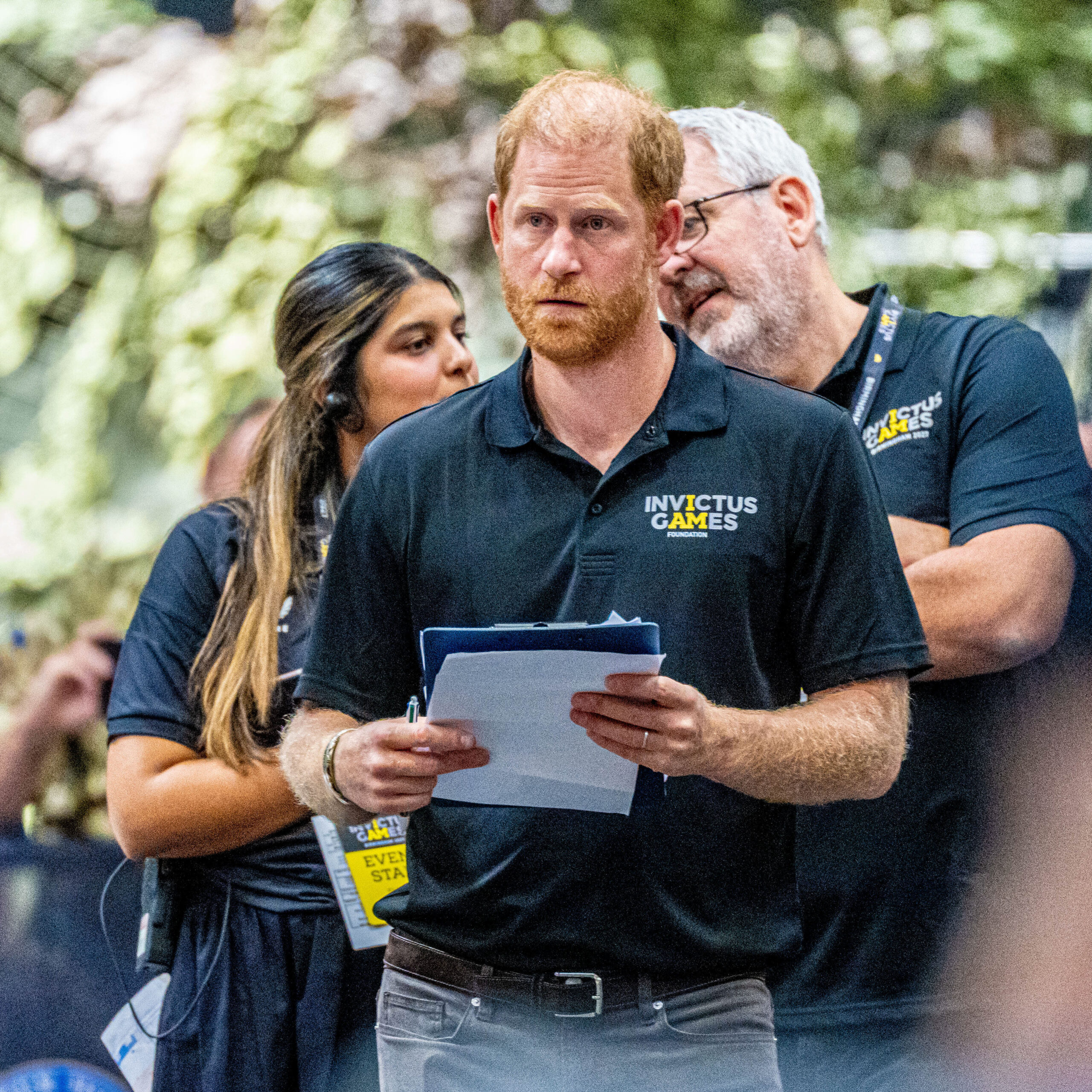 Prince Harry in an Invictus Games top
