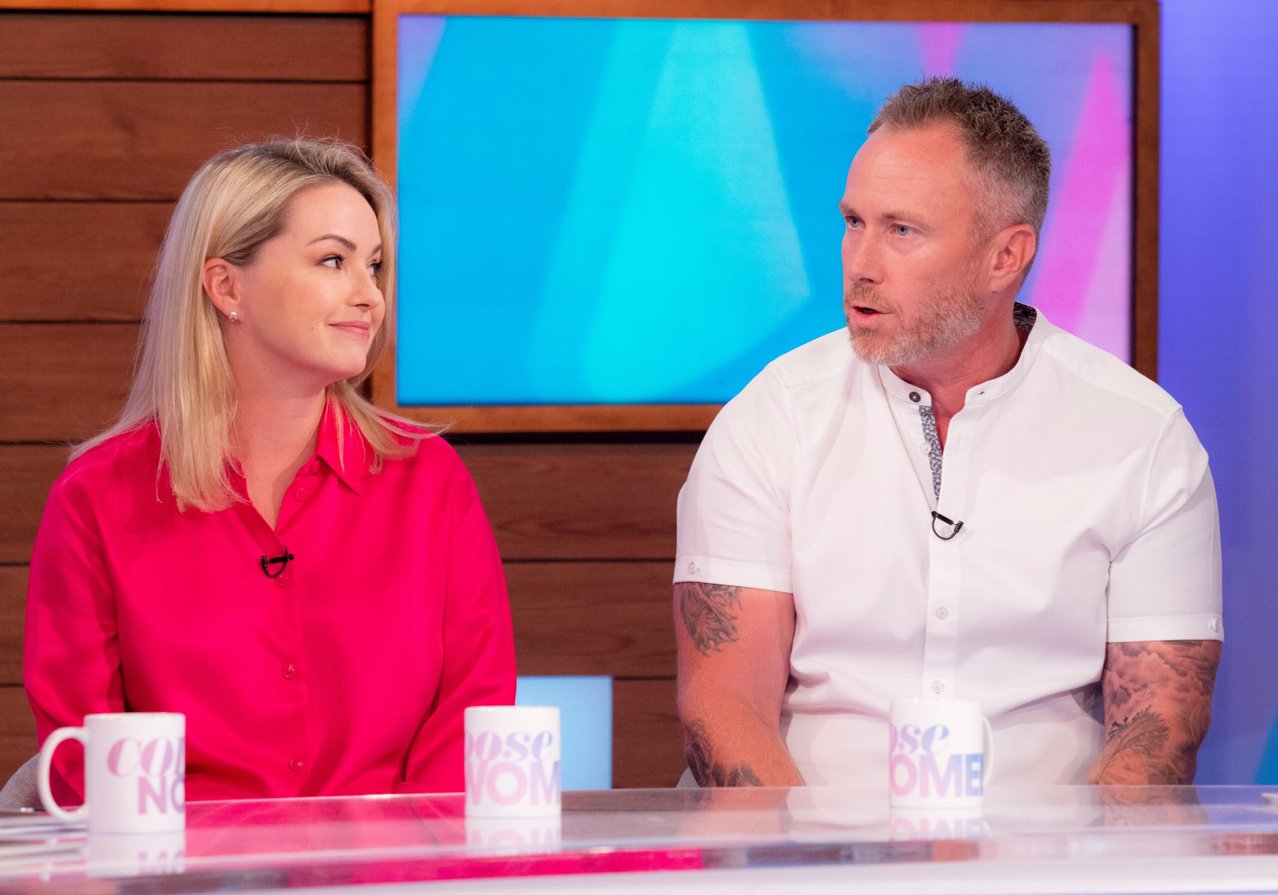 Ola and James Jordan on 'Loose Women' TV show, London, UK - 25 Jul 2022