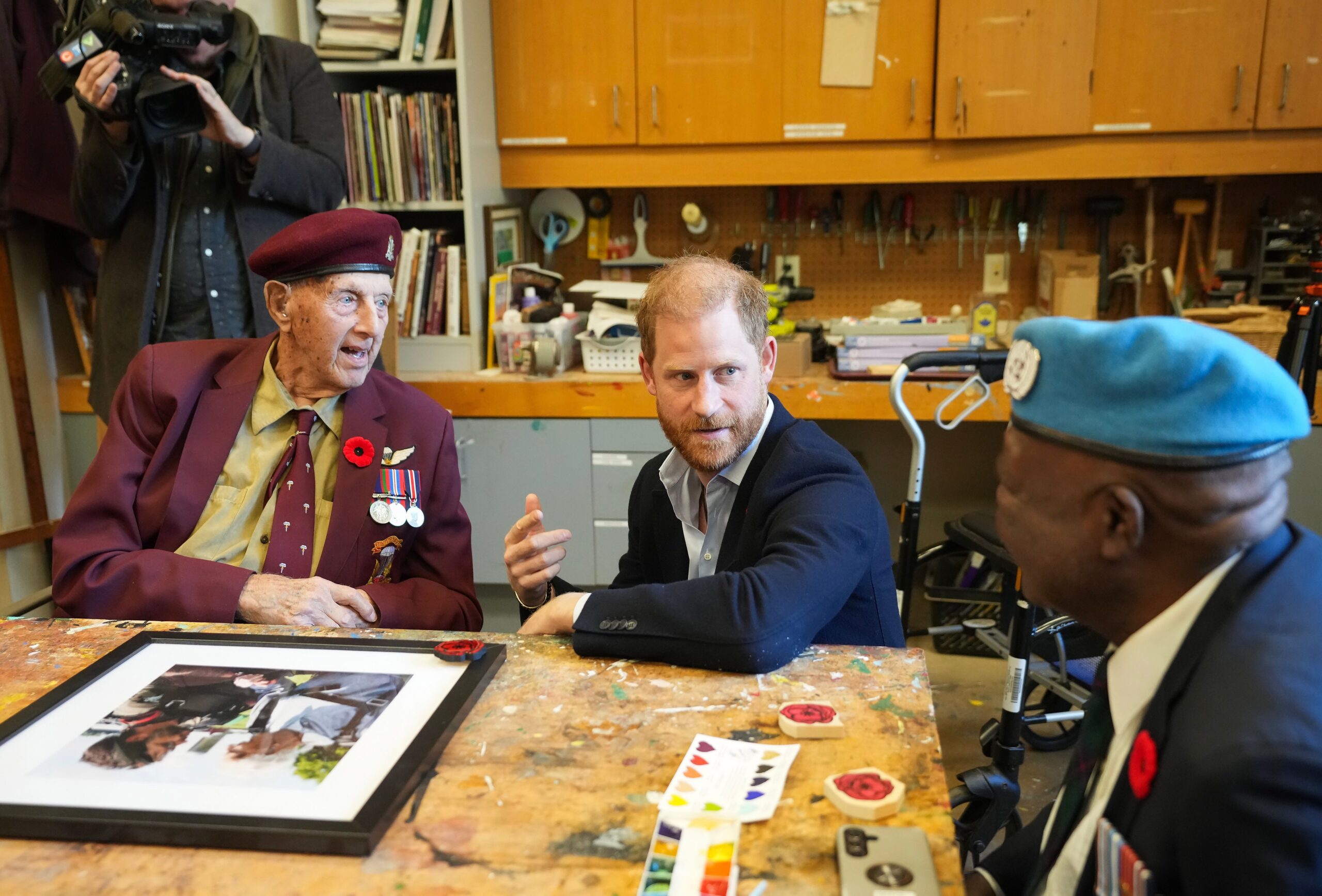 Ed Marshall and Prince Harry at Remembrance-Day-Royal, Toronto, Canada - 06 Nov 2025