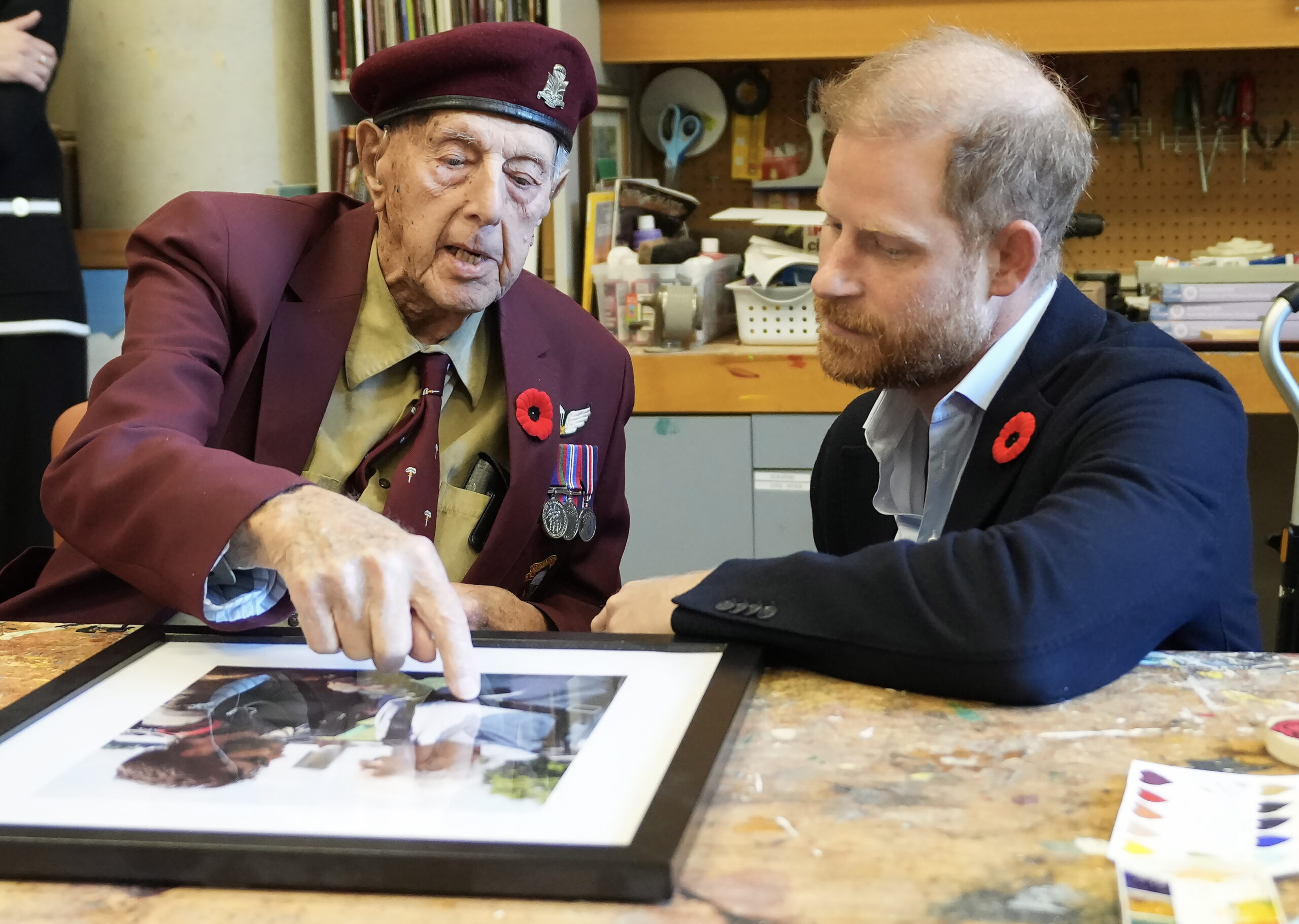Ed Marshall and Prince Harry at Remembrance-Day-Royal, Toronto, Canada - 06 Nov 2025