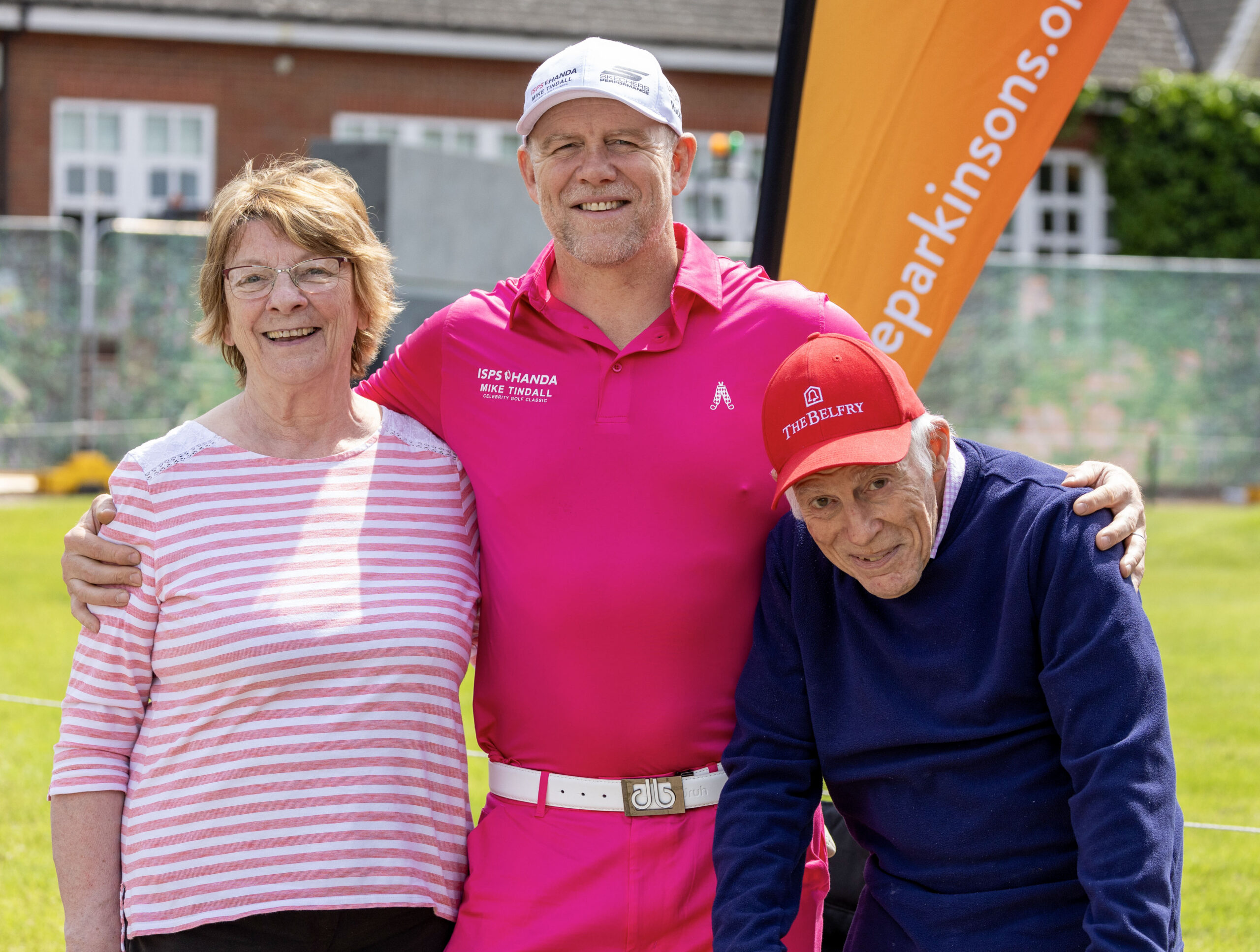 Mike Tindall with his dad 