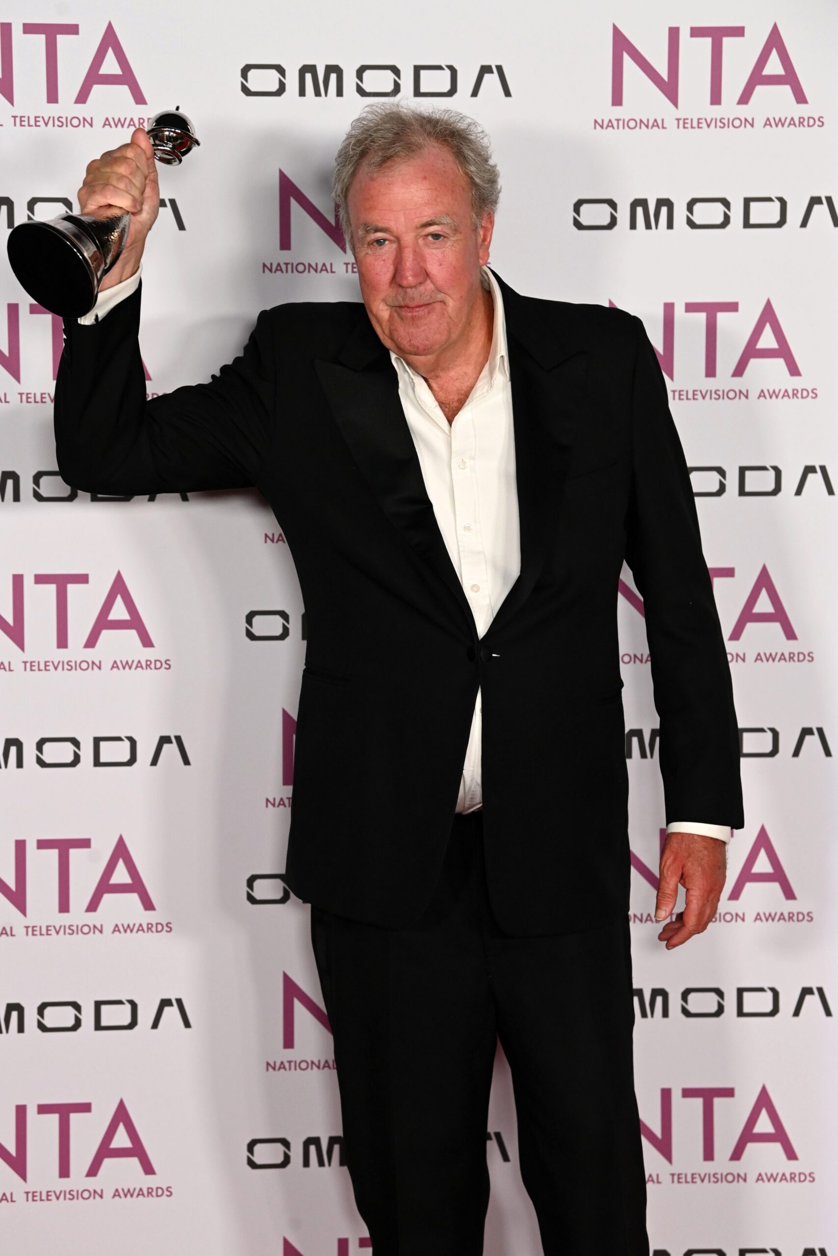Jeremy Clarkson holding NTA