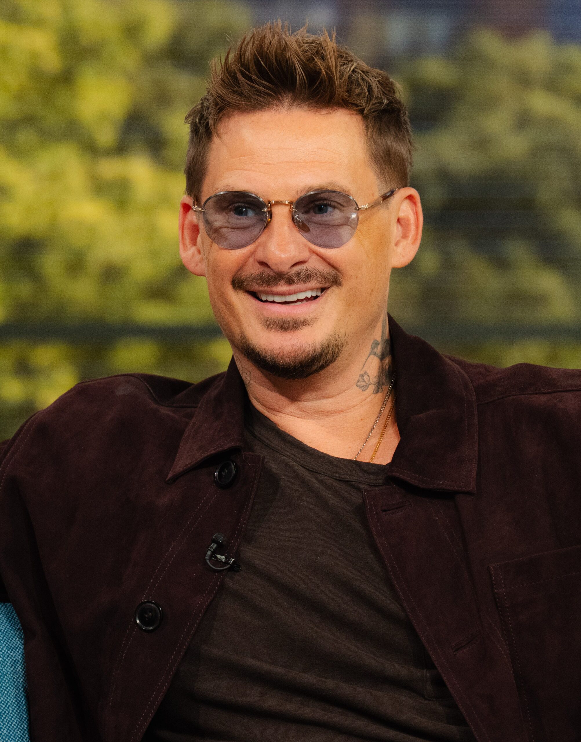 Lee Ryan smiling on This Morning