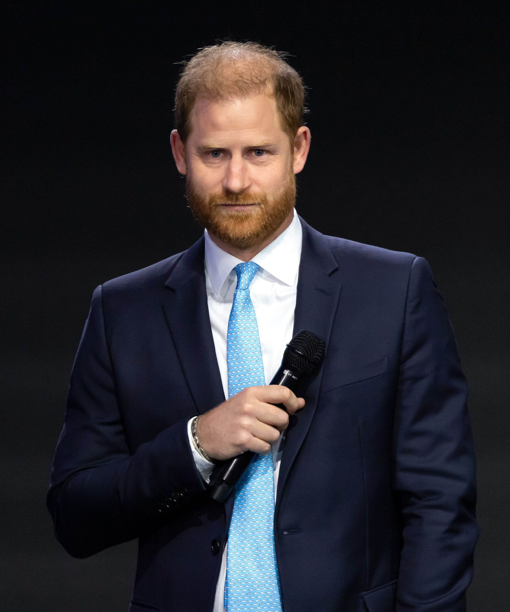 Prince Harry during speech